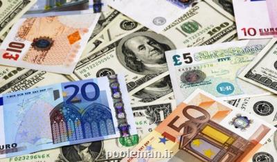نرخ رسمی یورو و پوند افزایش پیدا كرد، دلار ثابت ماند